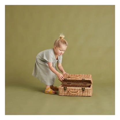 Olli Ella Toaty Trunk Rattan Suitcase | Vintage Children&