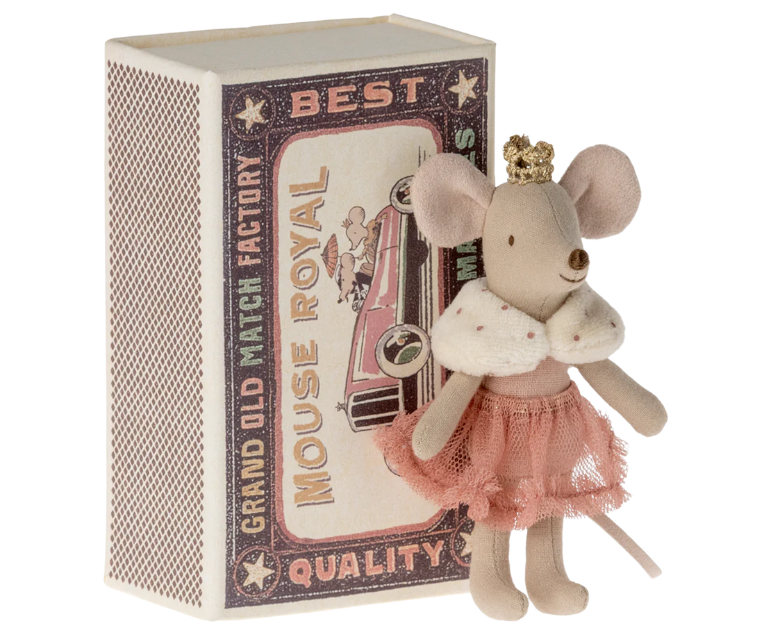 Princesa Ratón MAILEG, en caja de cerillas