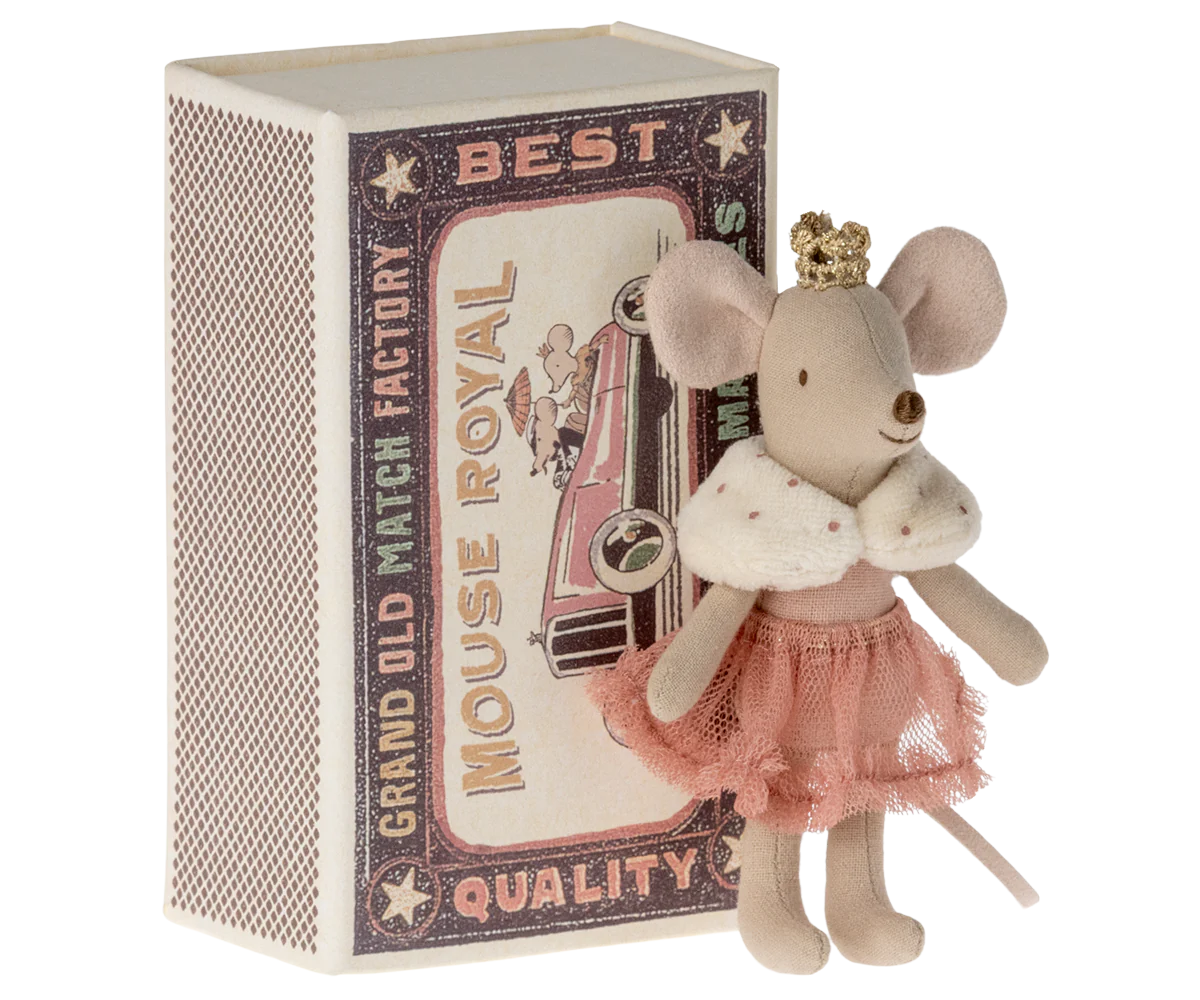 Princesa Ratón MAILEG, en caja de cerillas
