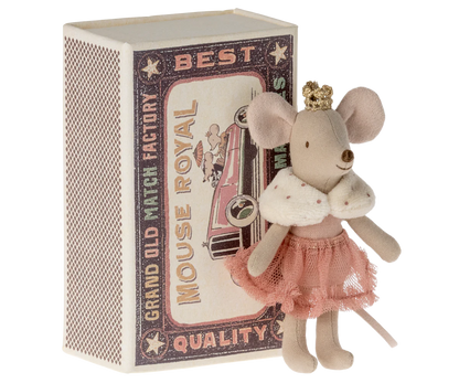 Princesa Ratón MAILEG, en caja de cerillas