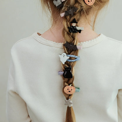 Halloween Mini Clips – Ganchos de Cabelo Infantis