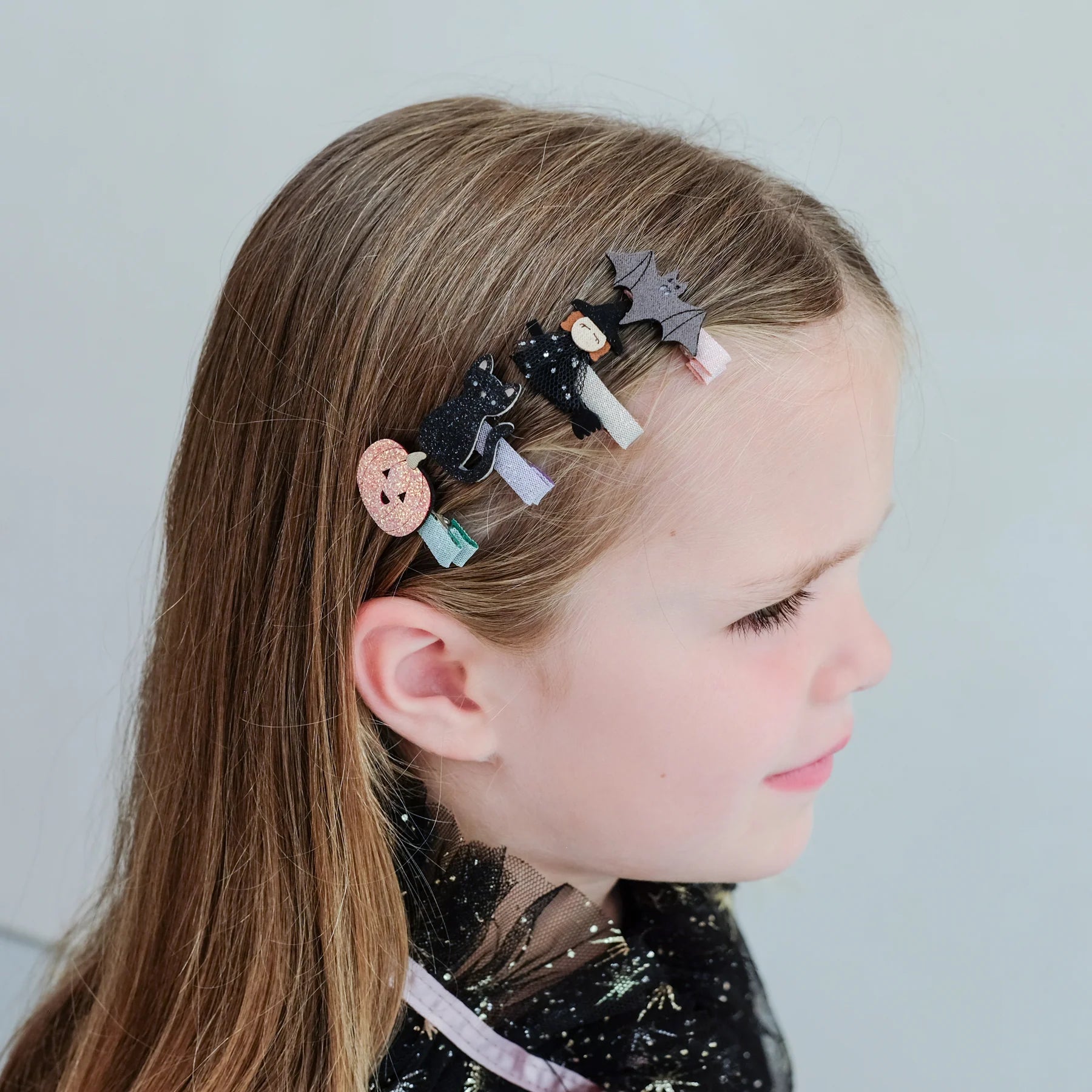 Halloween Mini Clips – Ganchos de Cabelo Infantis