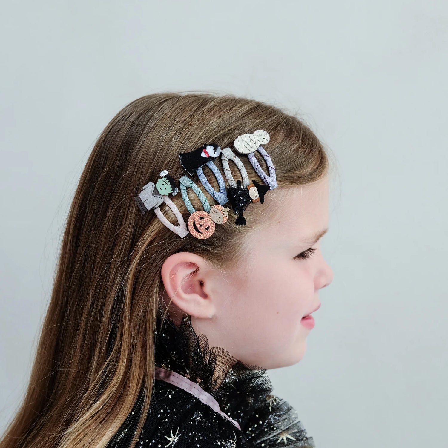 Monster Mini Clic Clacs – Ganchos de Cabelo Infantis