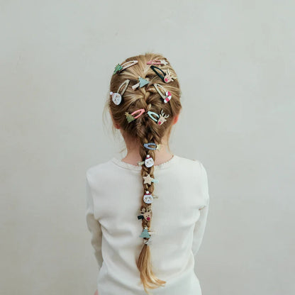 Conjunto de 5 Ganchos &quot;Pai Natal e Rudolfo&quot;