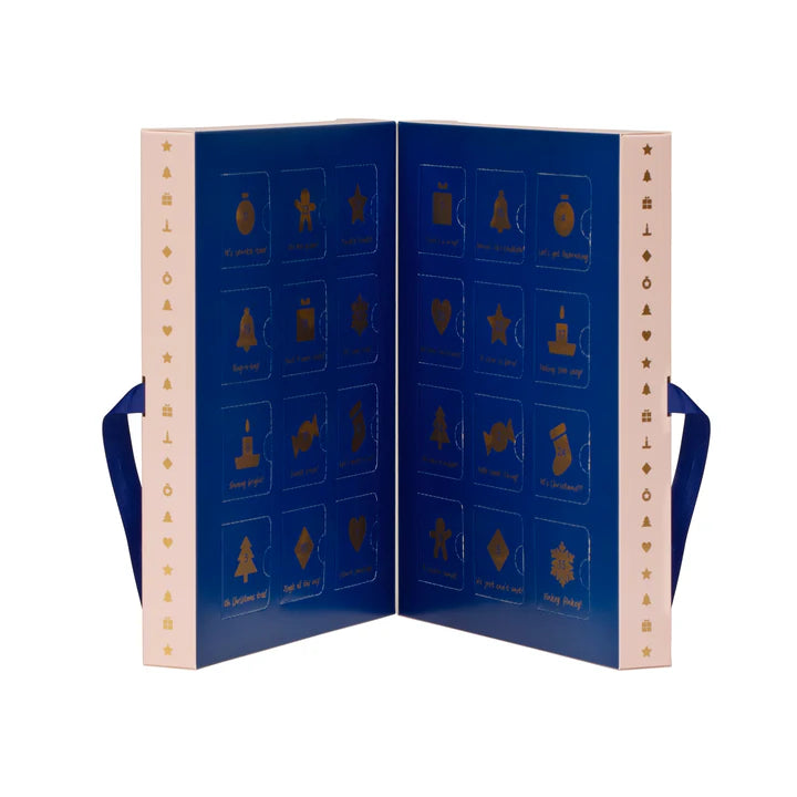 Calendário do Advento com acessórios de cabelo