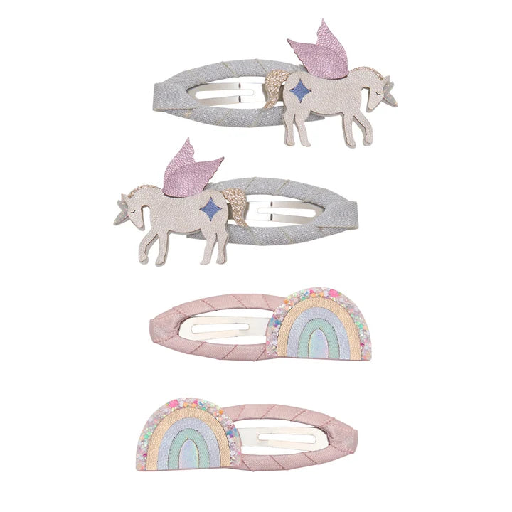 Ganchos de Cabelo Unicorn &amp; Rainbow – Mimi &amp; Lula