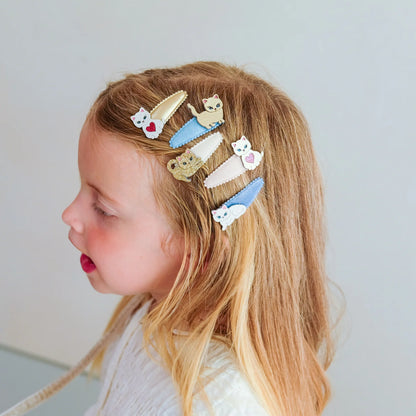 Ganchos de Cabelo Cutey Kitten Mini Clips – Mimi &amp; Lula