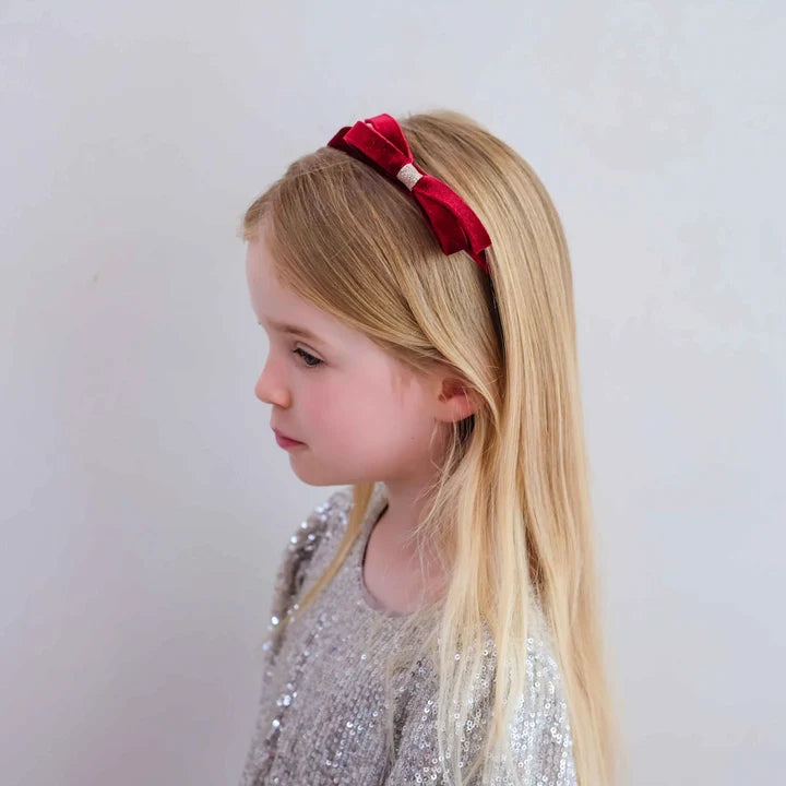 Bandolete Velvet Bow – Mimi &amp; Lula