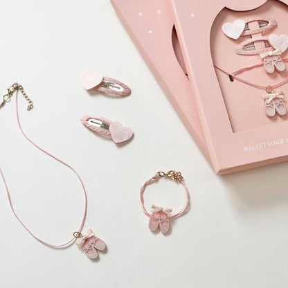 Conjunto de gancho y collar &quot;Ballet&quot;