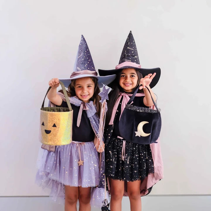 Saco Trick or Treat Abóbora Glitter – Mimi &amp; Lula