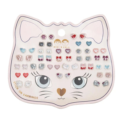 Brincos Autocolantes Kittybow - Mimi &amp; Lula