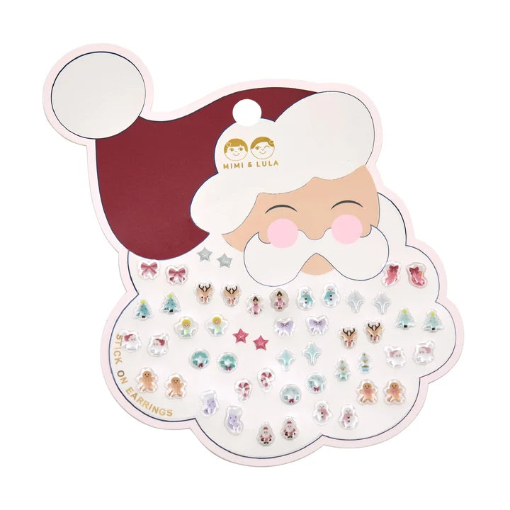 Brincos Autocolantes de Natal - Mimi &amp; Lula