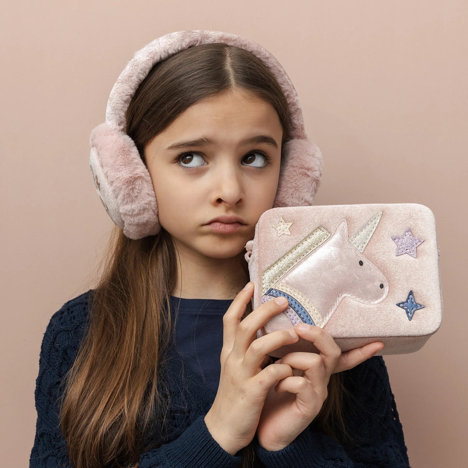 Bolsa cuadrada de unicornio
