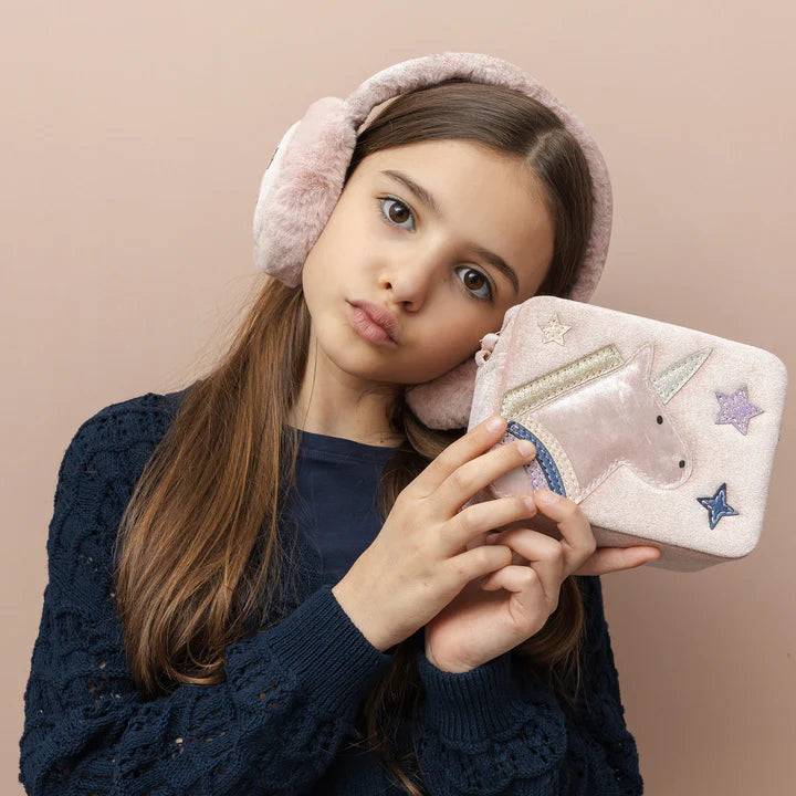 Bolsa cuadrada de unicornio