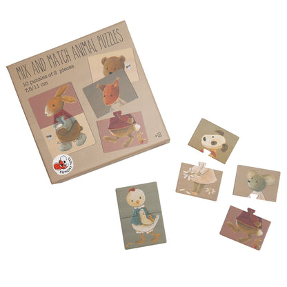10 Animal Puzzles to Mix and Match