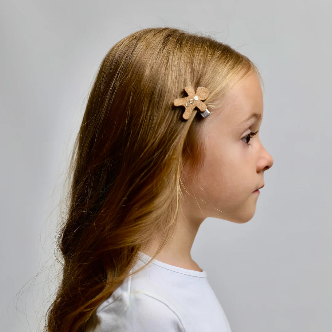 &quot;Gingerbread Man&quot; Hair Clip