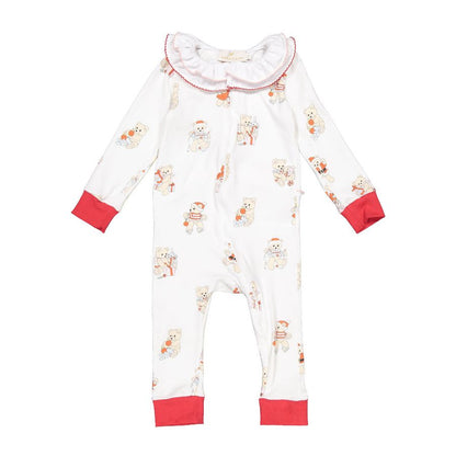 &quot;Christmas Bears&quot; baby pajamas