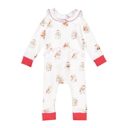 &quot;Christmas Bears&quot; baby pajamas