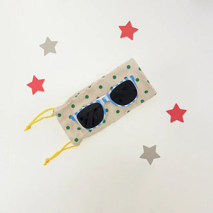 Two tone stripy sunglasses