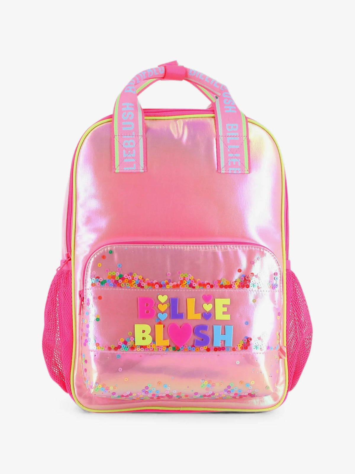 Mochila Rosa Metalizada com Lantejoulas BILLIEBLUSH