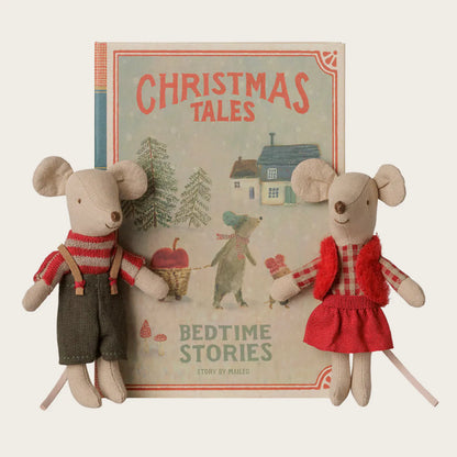 Ratinhos Gémeos de Natal no Livro - Maileg