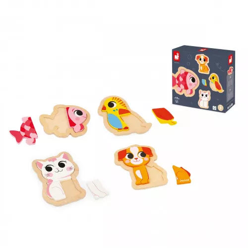4 Progressive Puzzles - Pet