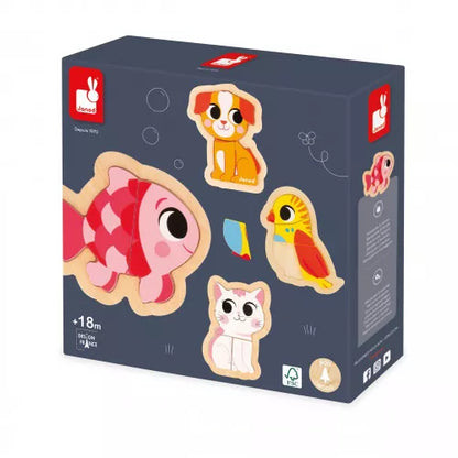4 Progressive Puzzles - Pet