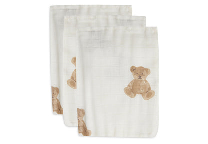Musselinas &quot;Teddy Bear&quot; (Pack de 3)