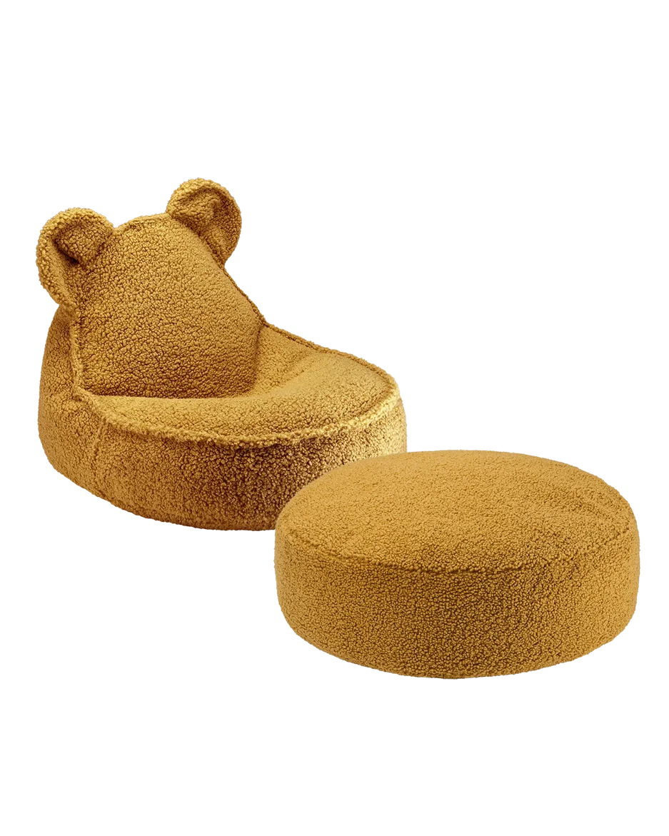 Conjunto Maple Bear Beanbag &amp; Ottoman