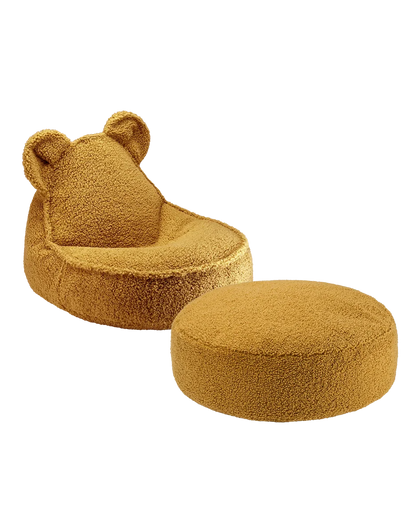 Conjunto Maple Bear Beanbag &amp; Ottoman