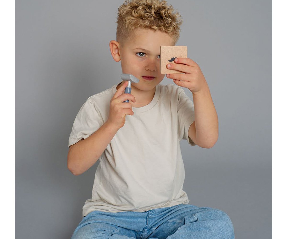 JaBaDaBaDo – Mala de Barbeiro | Kit de Barbeiro Infantil