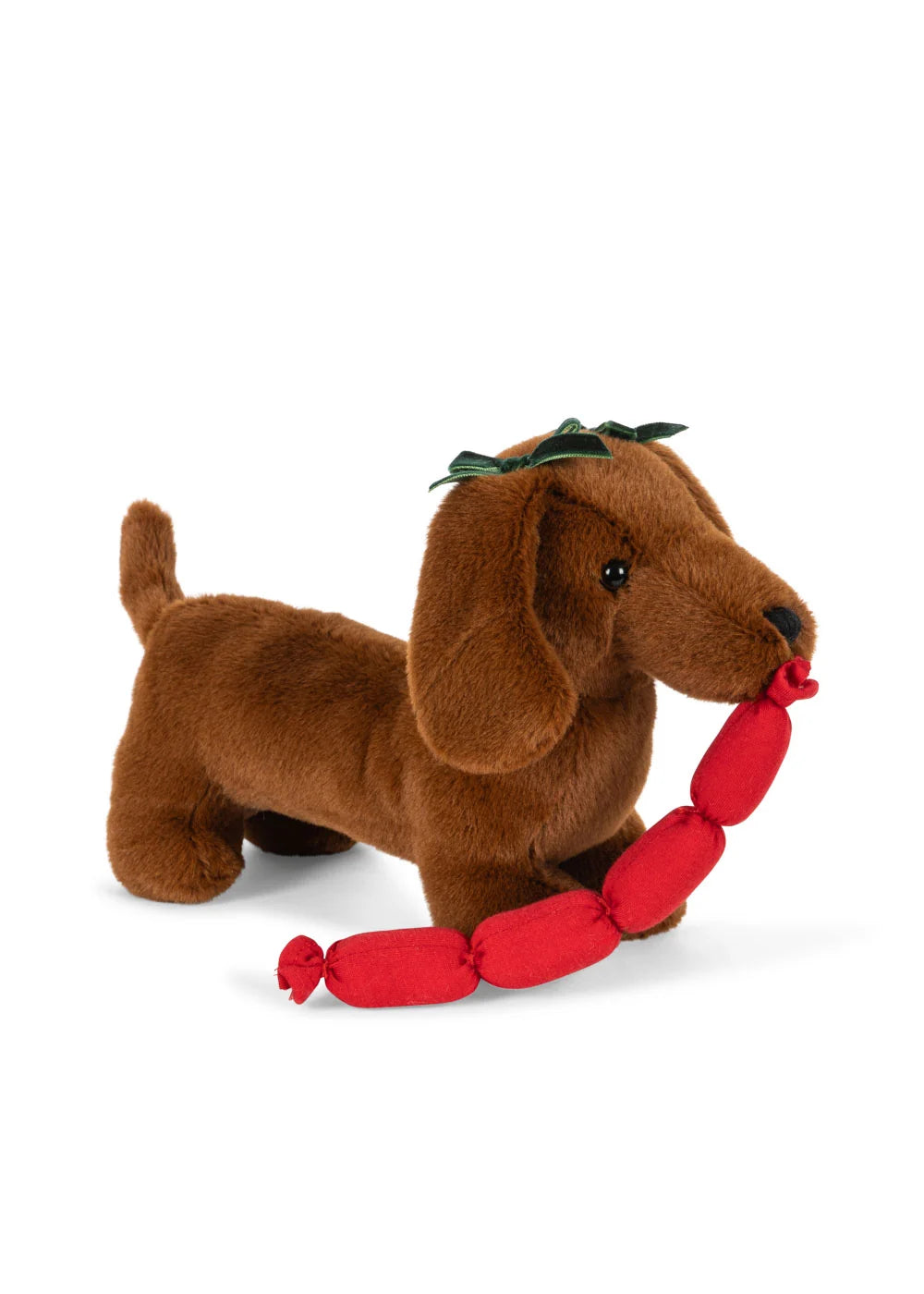 Peluche Cão Salsicha Chorizo com Cesto – Konges Sløjd