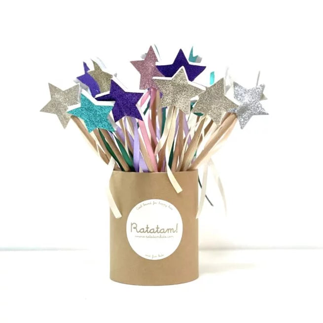 Mini varinhas de glitter