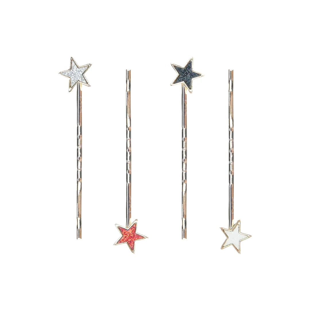 pinzas para el cabello con estrellas