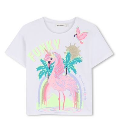 Short-Sleeve Sequin T-shirt - Billieblush