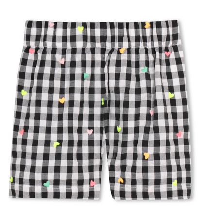T-shirt and Shorts Set with Embroidered Hearts - Billieblush