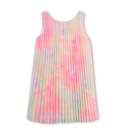 Vestido Plissado com Brilho Glitter - Billieblush