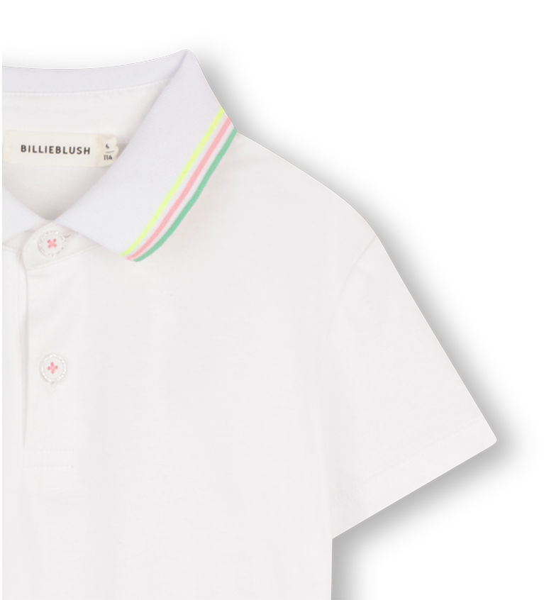 Vestido Polo com Saia Brilhante -  Billieblush