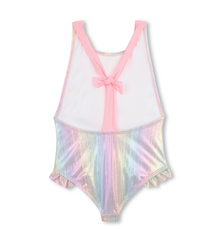 1-Piece Glitter Swimsuit - Billieblush