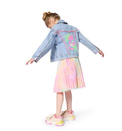 Falda con Vuelo y Brillo - Billieblush