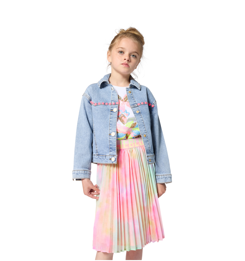 Falda con Vuelo y Brillo - Billieblush