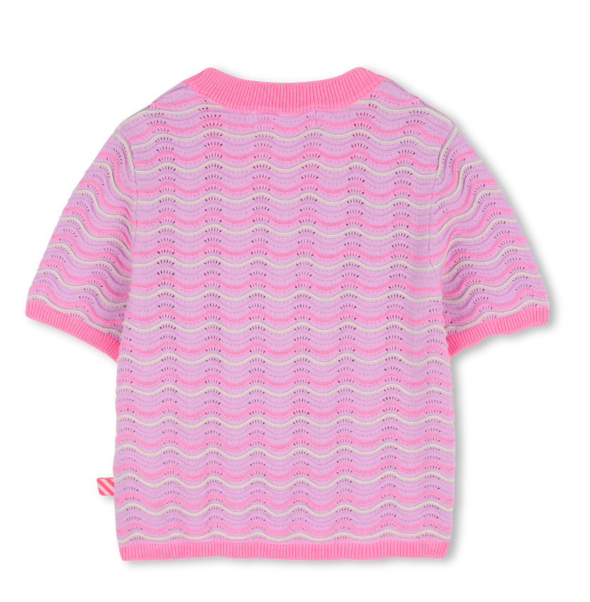 Short-Sleeved Knit T-shirt - Billiblush