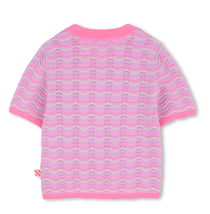 Short-Sleeved Knit T-shirt - Billiblush