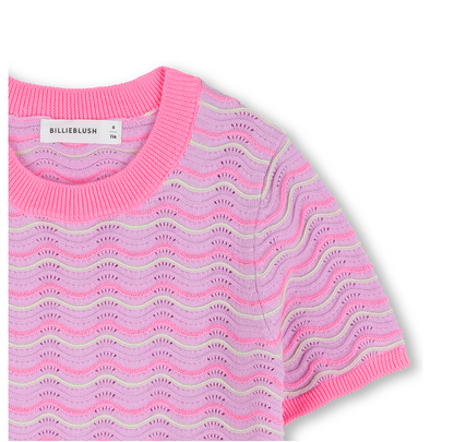 Short-Sleeved Knit T-shirt - Billiblush