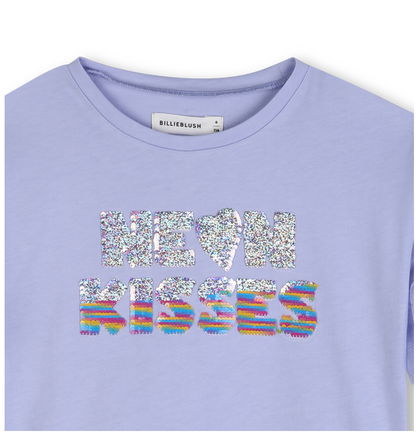 Billieblush Sequin Short-Sleeve T-Shirt