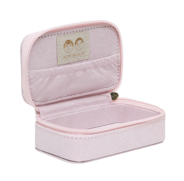 Mini Caixa de Jóias Coração Bordado