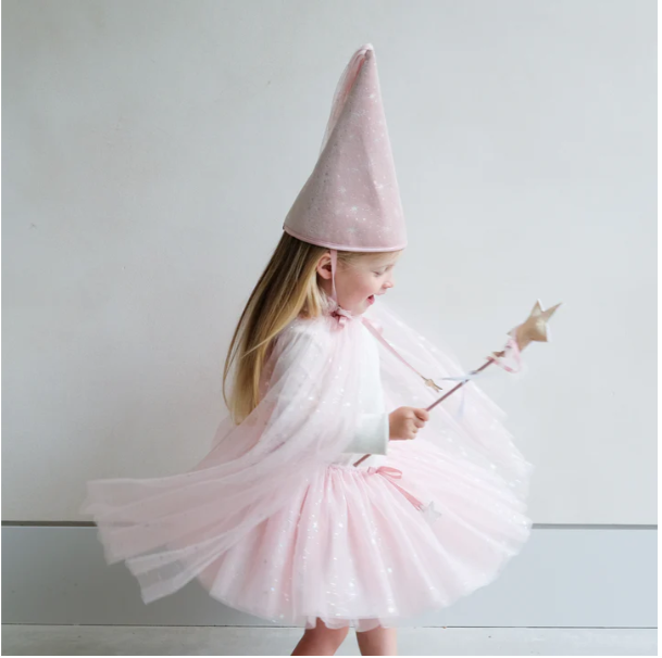 Tulle Cape with Stars