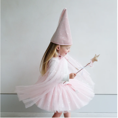 Tulle Cape with Stars
