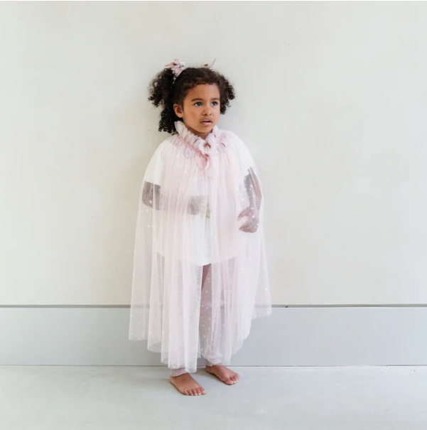 Tulle Cape with Stars