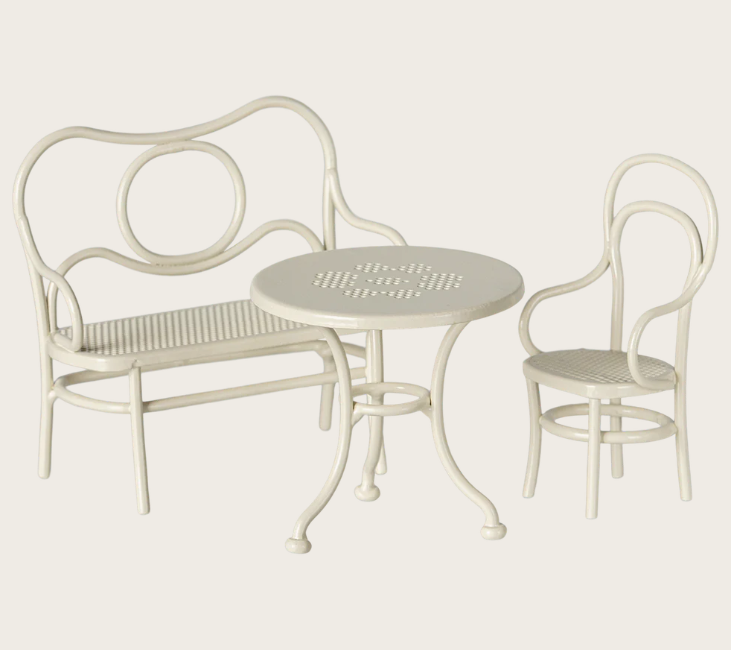 Conjunto de café, Pequeno - Branco creme